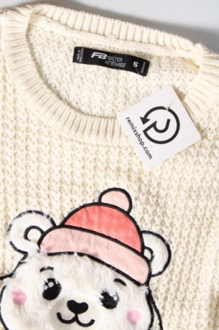 Дамски пуловер Fb Sister, Размер S, Цвят Екрю, Цена 19,94 лв.
