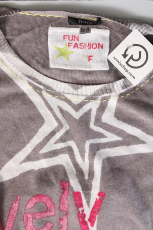 Дамски пуловер Frapp, Размер XL, Цвят Сив, Цена 21,73 лв.