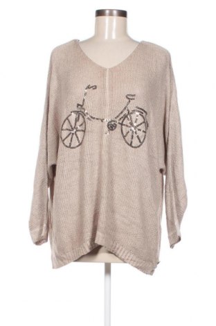Дамски пуловер Gina Benotti, Размер XXL, Цвят Бежов, Цена 20,30 лв.
