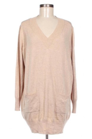 Дамски пуловер Gina Benotti, Размер XL, Цвят Бежов, Цена 13,63 лв.