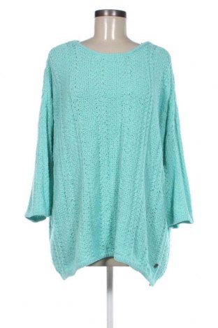 Γυναικείο πουλόβερ Gina Laura, Μέγεθος XXL, Χρώμα Μπλέ, Τιμή 11,92 €