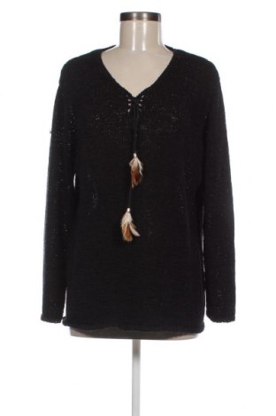 Γυναικείο πουλόβερ Gina Laura, Μέγεθος L, Χρώμα Μαύρο, Τιμή 7,61 €