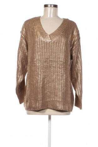 Дамски пуловер Gold & Silver, Размер M, Цвят Златист, Цена 17,63 лв.
