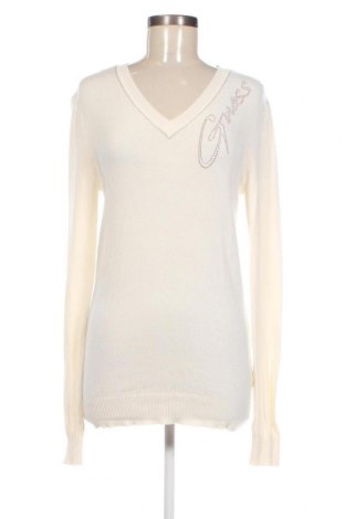 Γυναικείο πουλόβερ Guess, Μέγεθος L, Χρώμα Λευκό, Τιμή 44,23 €