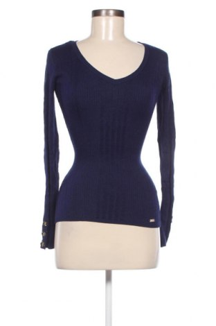 Дамски пуловер Guess, Размер S, Цвят Син, Цена 68,00 лв.