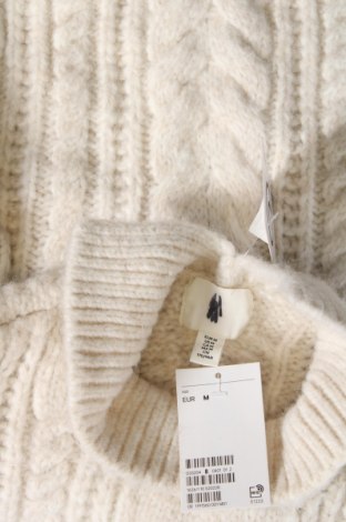 Γυναικείο πουλόβερ H&M, Μέγεθος M, Χρώμα Λευκό, Τιμή 12,23 €