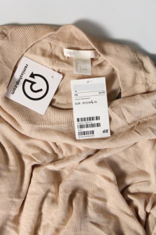 Damenpullover H&M, Größe L, Farbe Beige, Preis 12,71 €