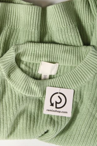 Damski sweter H&M, Rozmiar L, Kolor Zielony, Cena 37,10 zł
