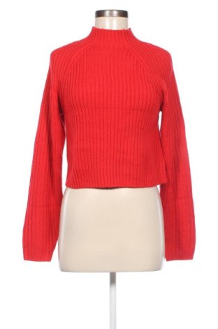 Дамски пуловер H&M Divided, Размер S, Цвят Червен, Цена 11,60 лв.