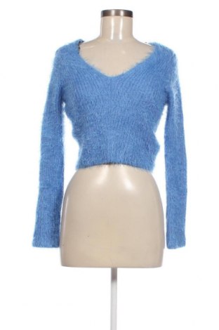 Дамски пуловер H&M Divided, Размер XS, Цвят Син, Цена 15,08 лв.