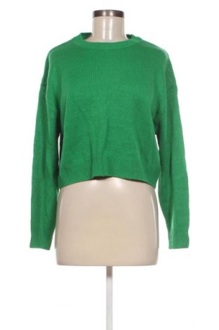 Дамски пуловер H&M Divided, Размер S, Цвят Зелен, Цена 14,21 лв.
