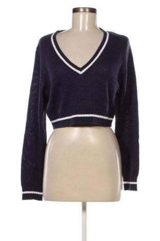 Дамски пуловер H&M Divided, Размер L, Цвят Син, Цена 14,21 лв.