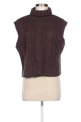 Дамски пуловер H&M Divided, Размер M, Цвят Кафяв, Цена 13,34 лв.