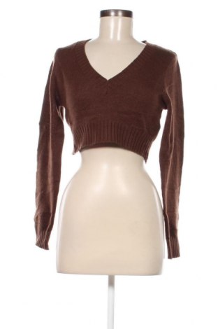 Дамски пуловер H&M Divided, Размер S, Цвят Кафяв, Цена 15,95 лв.