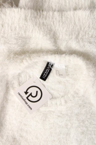 Γυναικείο πουλόβερ H&M Divided, Μέγεθος S, Χρώμα Λευκό, Τιμή 20,41 €