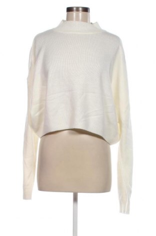 Дамски пуловер H&M Divided, Размер L, Цвят Бял, Цена 15,95 лв.