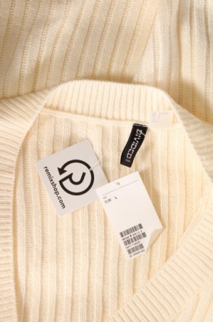 Дамски пуловер H&M Divided, Размер L, Цвят Екрю, Цена 6,90 лв.