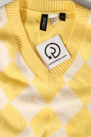 Дамски пуловер H&M Divided, Размер XS, Цвят Жълт, Цена 13,34 лв.
