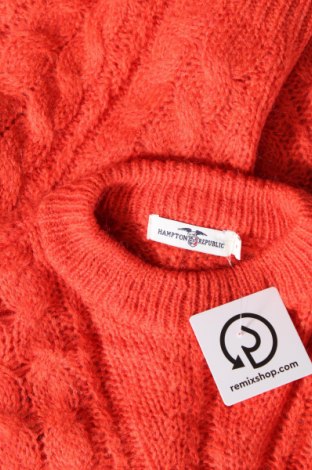 Damski sweter Hampton Republic, Rozmiar S, Kolor Pomarańczowy, Cena 131,99 zł