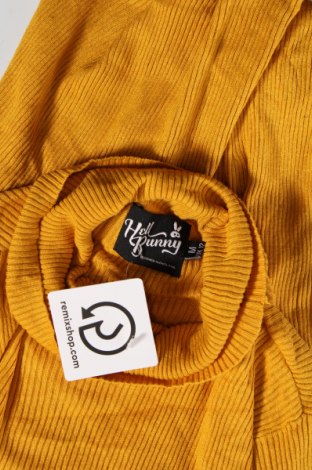 Γυναικείο πουλόβερ Hell Bunny, Μέγεθος M, Χρώμα Κίτρινο, Τιμή 13,11 €