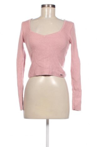 Дамски пуловер Hollister, Размер M, Цвят Розов, Цена 20,09 лв.