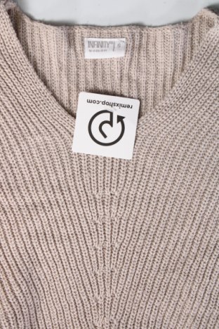 Γυναικείο πουλόβερ Infinity Woman, Μέγεθος S, Χρώμα  Μπέζ, Τιμή 7,18 €