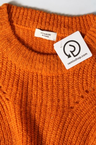 Дамски пуловер Jacoueline De Yong, Размер M, Цвят Оранжев, Цена 12,80 лв.