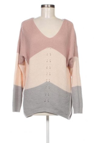 Дамски пуловер Jean Pascale, Размер M, Цвят Многоцветен, Цена 12,47 лв.