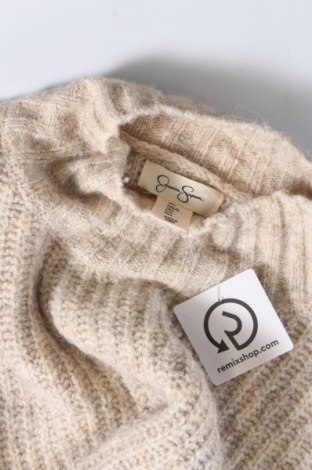 Дамски пуловер Jessica Simpson, Размер L, Цвят Бежов, Цена 16,40 лв.