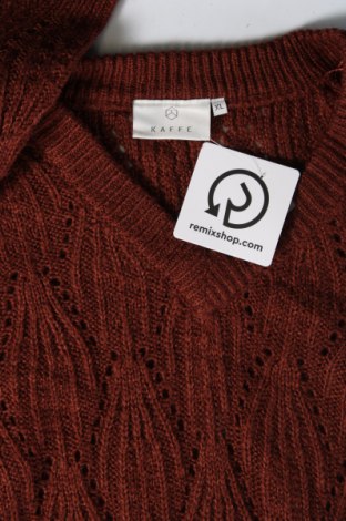 Дамски пуловер Kaffe, Размер XL, Цвят Кафяв, Цена 21,73 лв.