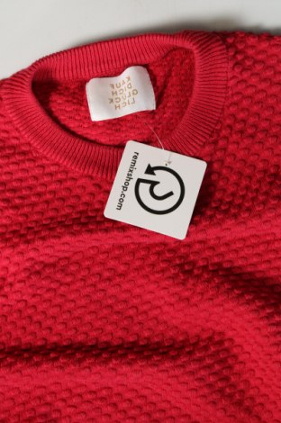 Дамски пуловер Kauf Dich Glucklich, Размер XS, Цвят Червен, Цена 31,00 лв.