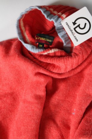 Дамски пуловер La Martina, Размер M, Цвят Червен, Цена 48,00 лв.