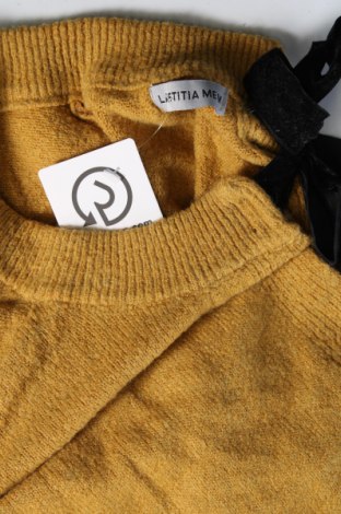 Γυναικείο πουλόβερ Laetitia Mem, Μέγεθος S, Χρώμα Κίτρινο, Τιμή 7,71 €
