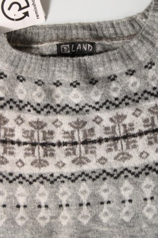 Γυναικείο πουλόβερ Land, Μέγεθος M, Χρώμα Γκρί, Τιμή 7,86 €