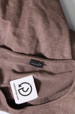 Γυναικείο πουλόβερ Laura Scott, Μέγεθος L, Χρώμα Καφέ, Τιμή 7,71 €
