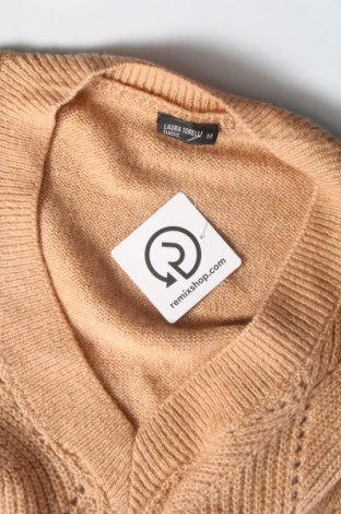 Дамски пуловер Laura Torelli, Размер M, Цвят Кафяв, Цена 12,47 лв.