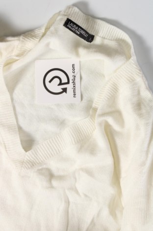 Γυναικείο πουλόβερ Laura Torelli, Μέγεθος L, Χρώμα Λευκό, Τιμή 3,77 €