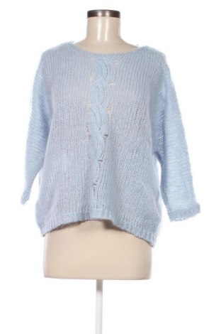 Γυναικείο πουλόβερ Les tricots de Lea, Μέγεθος S, Χρώμα Μπλέ, Τιμή 18,25 €