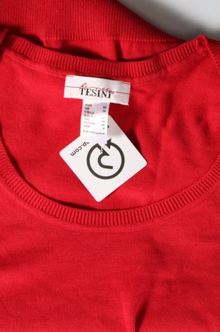 Damenpullover Linea Tesini, Größe M, Farbe Rot, Preis € 14,99