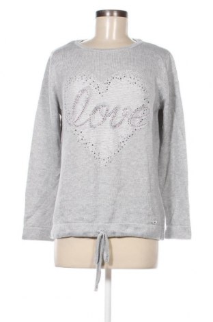 Γυναικείο πουλόβερ Lisa Tossa, Μέγεθος L, Χρώμα Γκρί, Τιμή 12,43 €