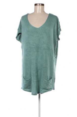 Γυναικείο πουλόβερ Made In Italy, Μέγεθος M, Χρώμα Μπλέ, Τιμή 7,71 €