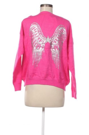 Дамски пуловер Made In Italy, Размер M, Цвят Розов, Цена 12,47 лв.