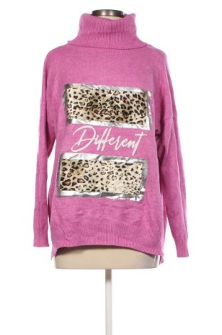 Γυναικείο πουλόβερ Made In Italy, Μέγεθος L, Χρώμα Ρόζ , Τιμή 7,71 €
