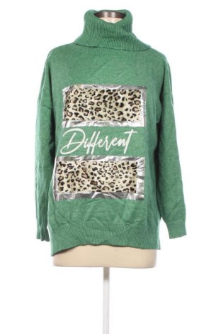 Γυναικείο πουλόβερ Made In Italy, Μέγεθος L, Χρώμα Πράσινο, Τιμή 7,18 €