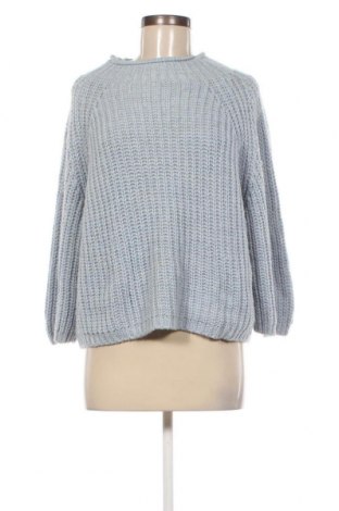 Γυναικείο πουλόβερ Made In Italy, Μέγεθος M, Χρώμα Μπλέ, Τιμή 7,18 €