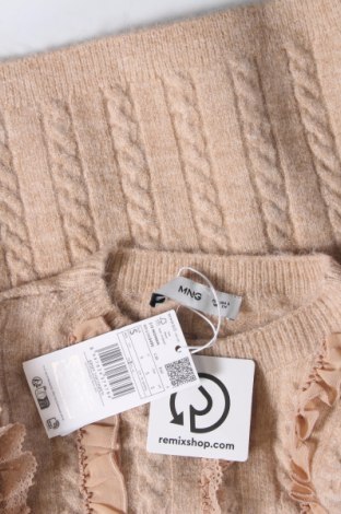 Γυναικείο πουλόβερ Mango, Μέγεθος S, Χρώμα  Μπέζ, Τιμή 15,34 €