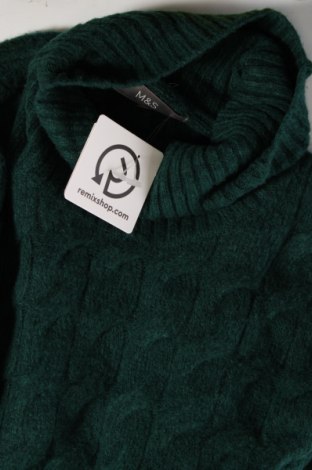 Дамски пуловер Marks & Spencer, Размер L, Цвят Зелен, Цена 11,61 лв.