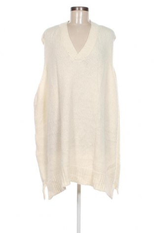 Γυναικείο πουλόβερ Mia Moda, Μέγεθος 5XL, Χρώμα Εκρού, Τιμή 20,29 €