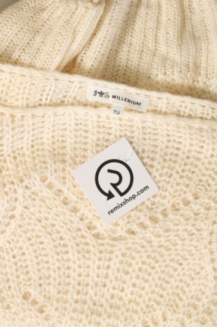 Дамски пуловер Millenium, Размер M, Цвят Екрю, Цена 12,47 лв.