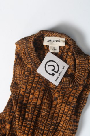 Дамски пуловер Monki, Размер XS, Цвят Кафяв, Цена 10,75 лв.